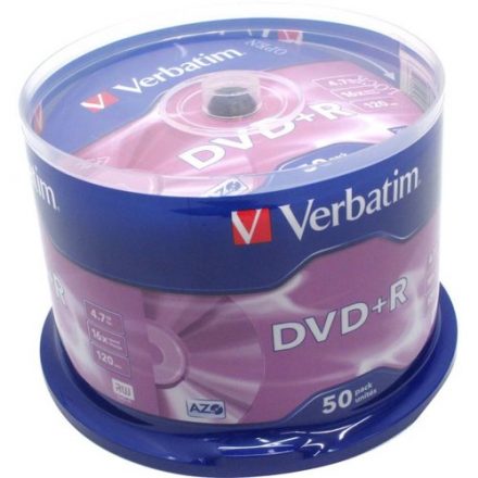 Диск DVD+R Verbatim 43550 4.7Gb