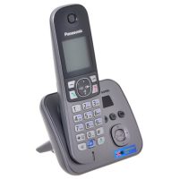 Радиотелефон Panasonic KX-TG6821 RUМ серый металлик