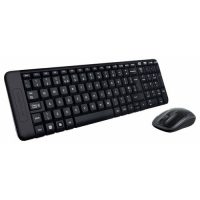 Клавиатура и мышь Logitech Wireless Combo MK220 Black USB