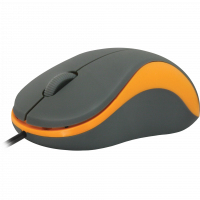 Мышь Defender Accura MS-970 USB серый+оранжевый