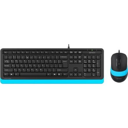 Клавиатура и мышь A4Tech FStyler F1010 Black/Blue