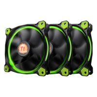 Кулер для корпуса Thermaltake Riing 12 LED Green (3 fans pack)