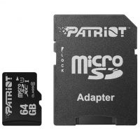 Карта памяти Patriot Memory microSD 64Gb (PSF64GMCSDXC10)