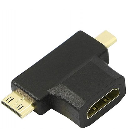 Переходник HDMI to microHDMI/miniHDMI KS-is KS-361