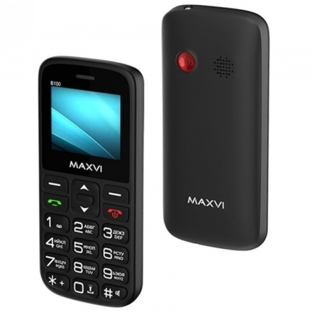 Телефон MAXVI B100 Black
