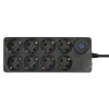 Сетевой фильтр Ippon BK-238-16 8 розеток 3.0м черный