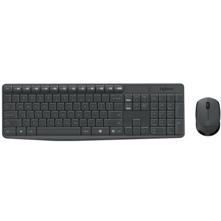 Клавиатура и мышь Logitech Wireless Combo MK235 Grey (920-007948)