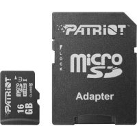 Карта памяти Patriot microSDHC 16Gb (PSF16GMCSDHC10)